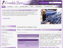 Tablet Screenshot of levendulafarm.hu